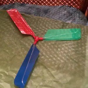 2pcs Random Color Helicopter Balloons Creative Toys, Outdoor Toys Multiple Party